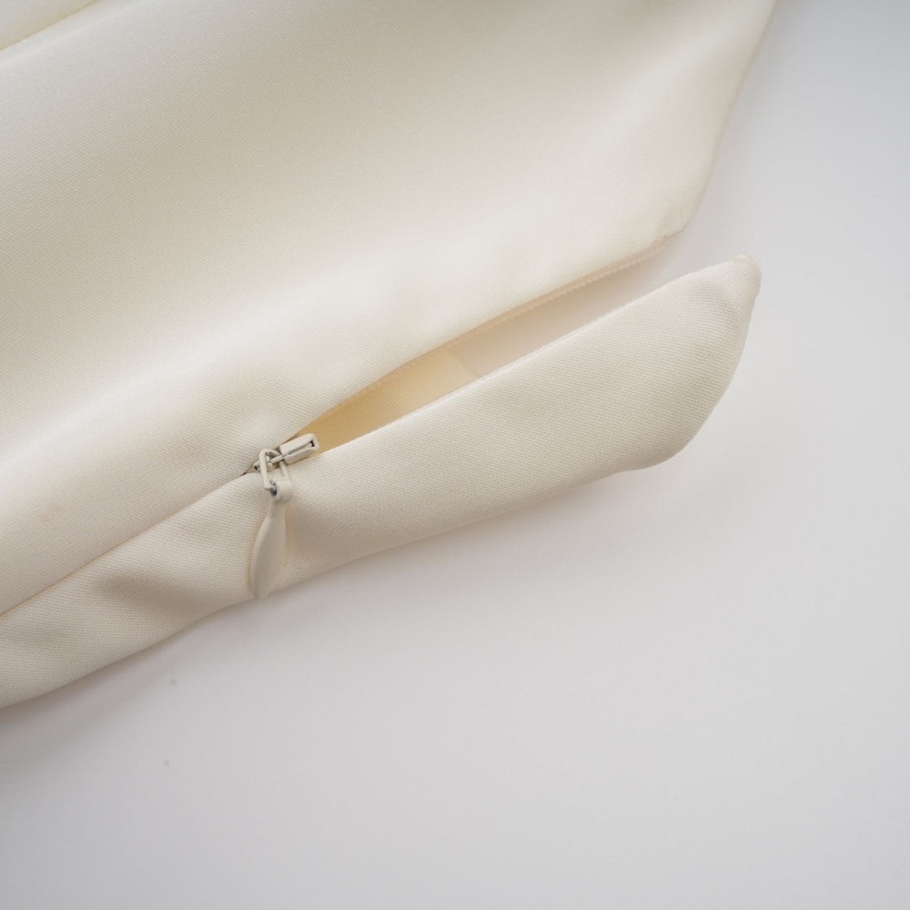 Miss Rosier Lyna Satin Dress with Capelet - Picture 8 of 8